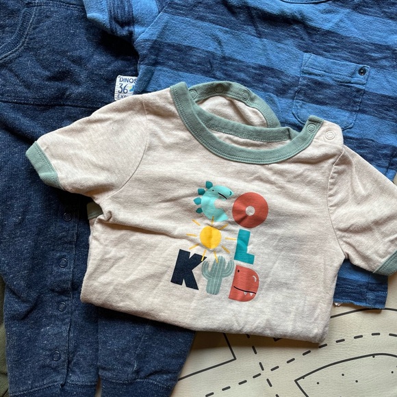 24 Month Bundle - Dinosaur Jumpsuit, Champion Sweatsuit, Onesie and T-Shirt - Picture 2 of 2